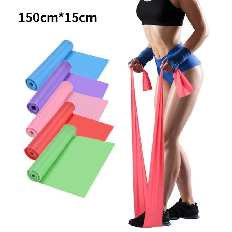 Leg Home Gym Workout - Natürliche Latex-Widerstandsbänder, Elastische Trainingsbänder für Yoga,