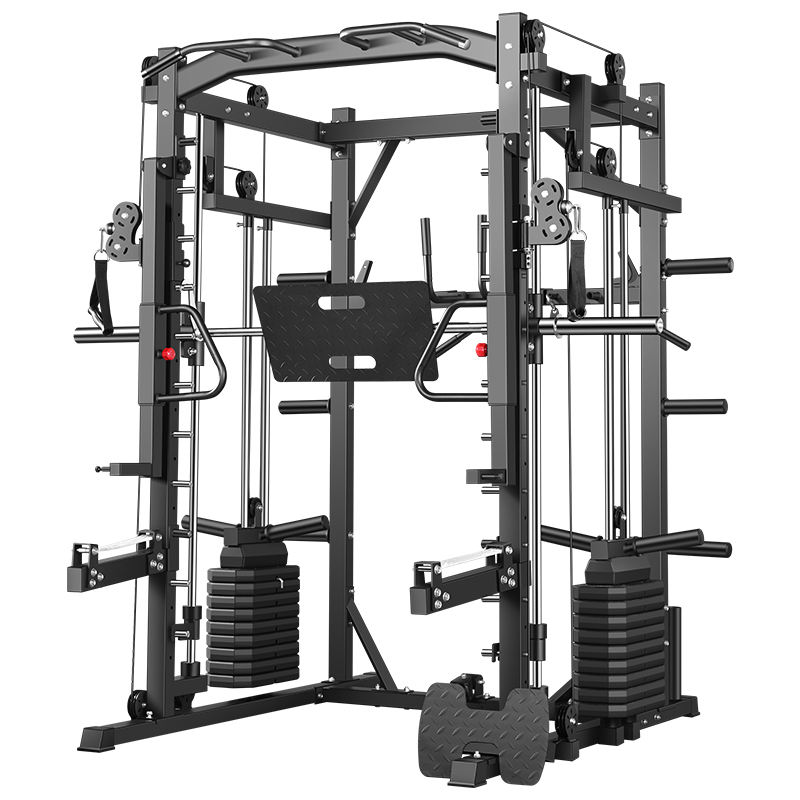Home Gym Equipment Set - Smith Machine Umfassendes Trainingsgerät Power Rack