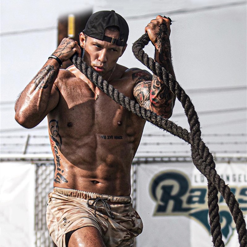 Battle Rope Heavy - 9/12/15M * 25MM Fitness Polyester Schwere