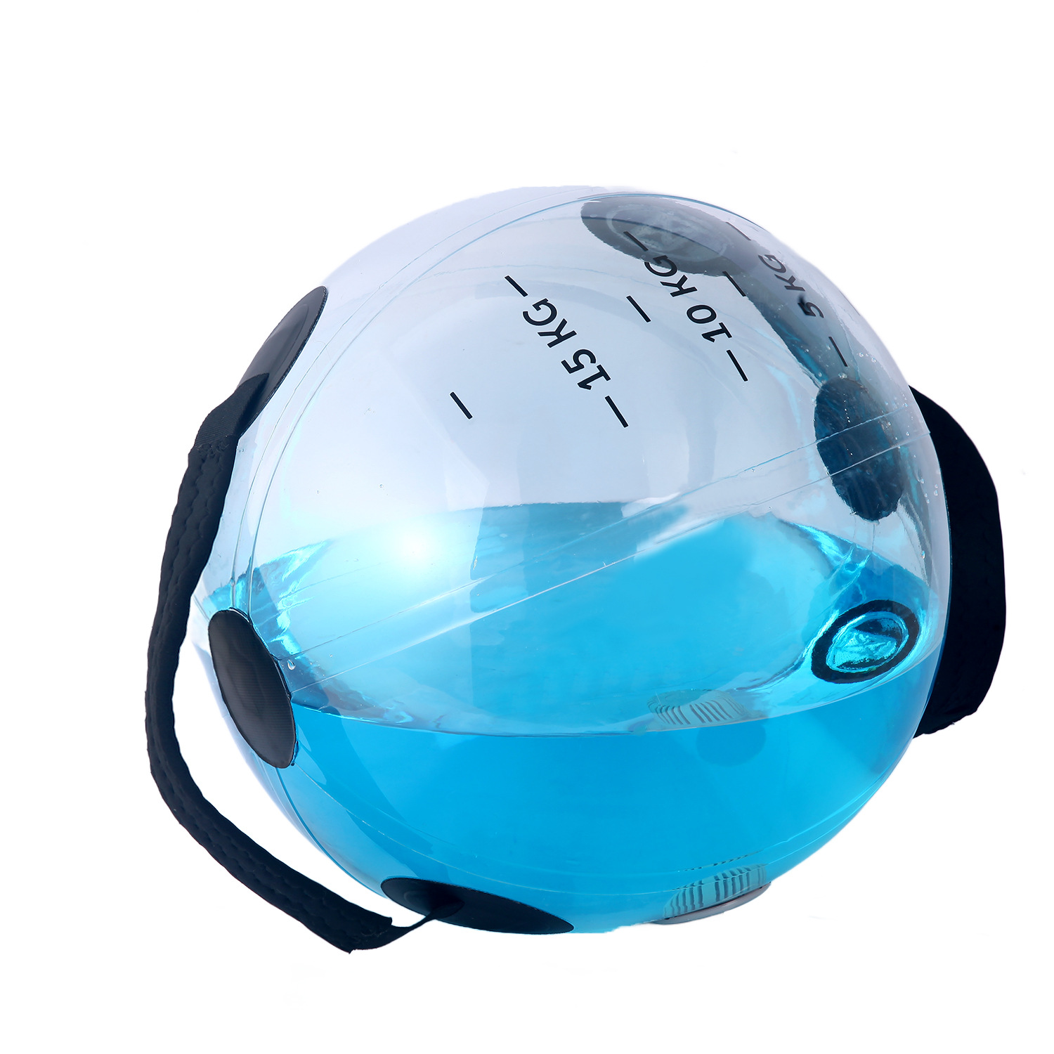 Home Gym Routine - Verstellbarer Wasser-Gewichtsball 20kg/44lbs Tragbarer Aqua-Trainingssack für