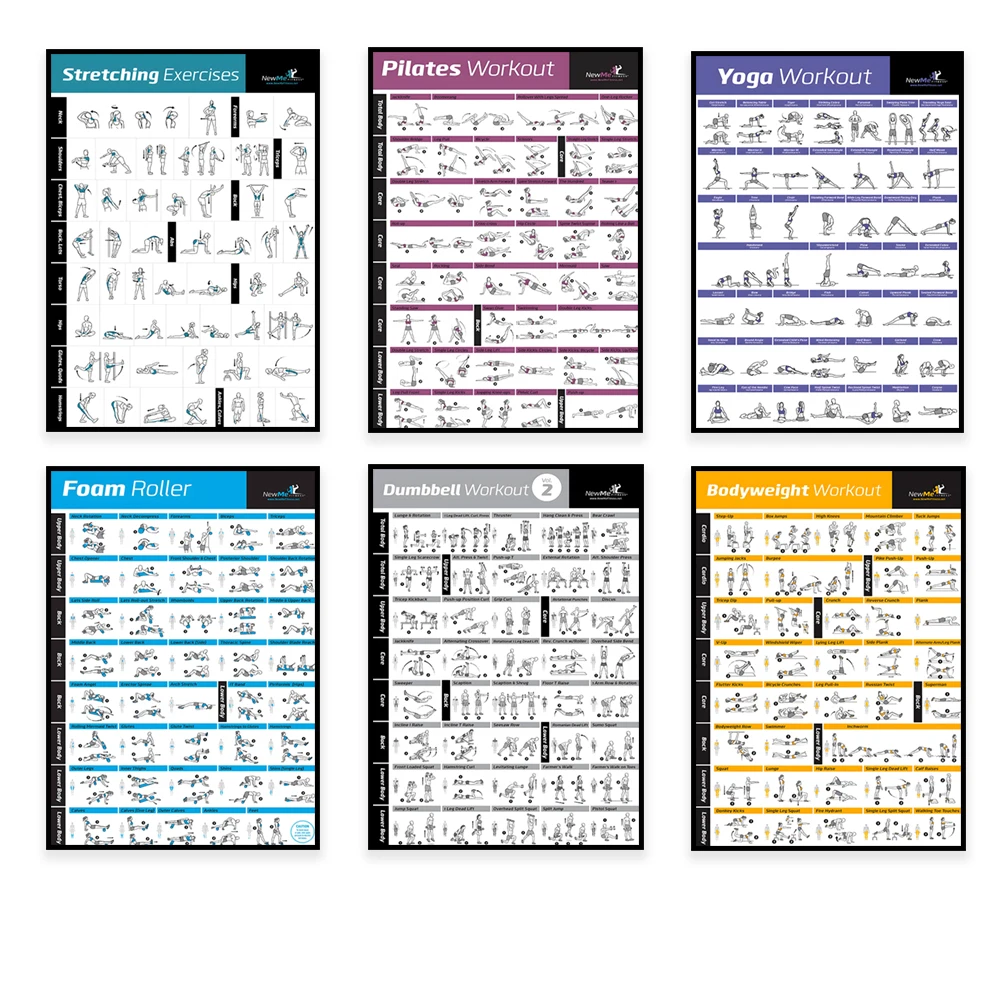 Körpertraining Übungsdiagramm  – Home Gym Routine Bewertung und Preis
