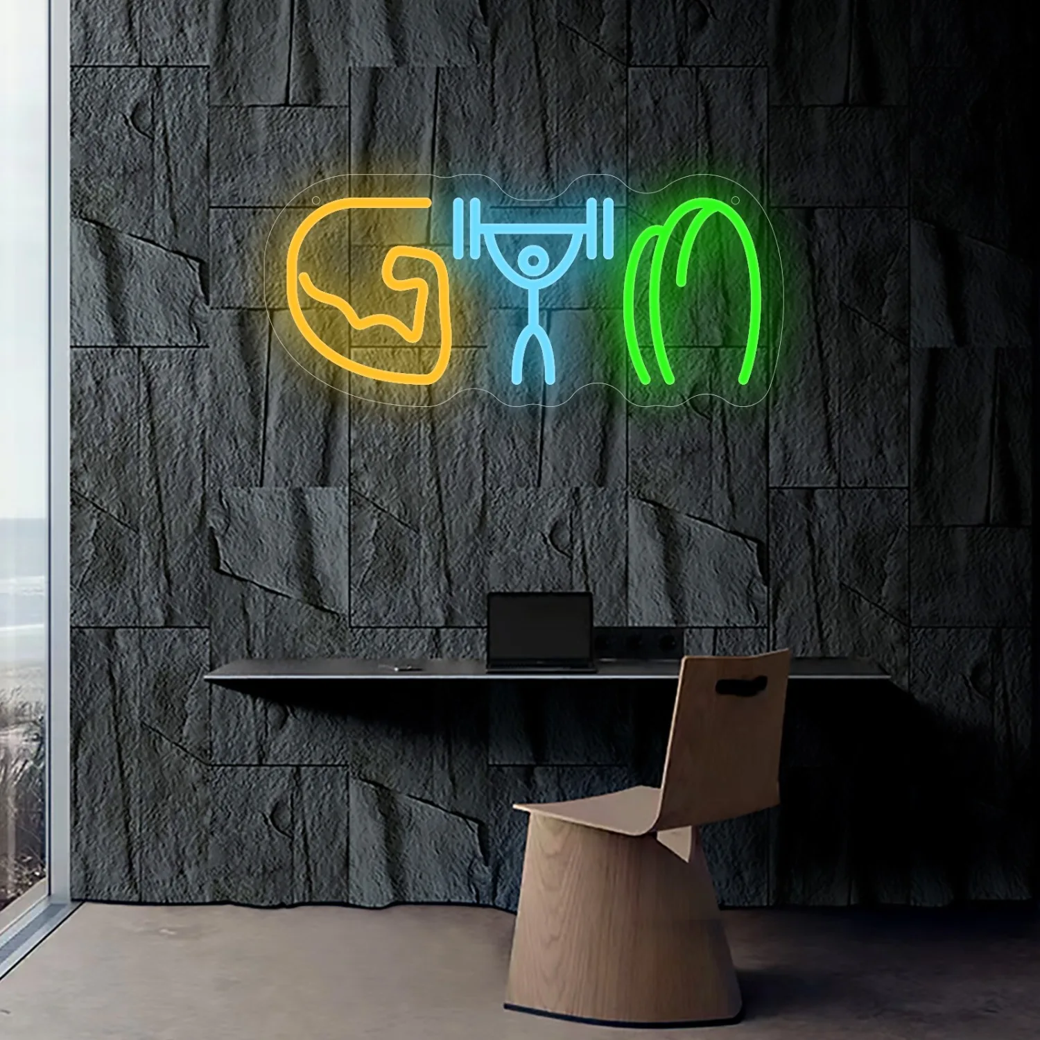 Gym Neon-Schild Gewichtheben M – Home Gym Neon Sign Bewertung und Preis