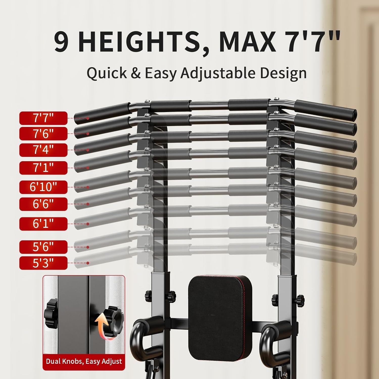 Power Tower Klimmzugstange für – Leg Home Gym Workout Bewertung und Preis