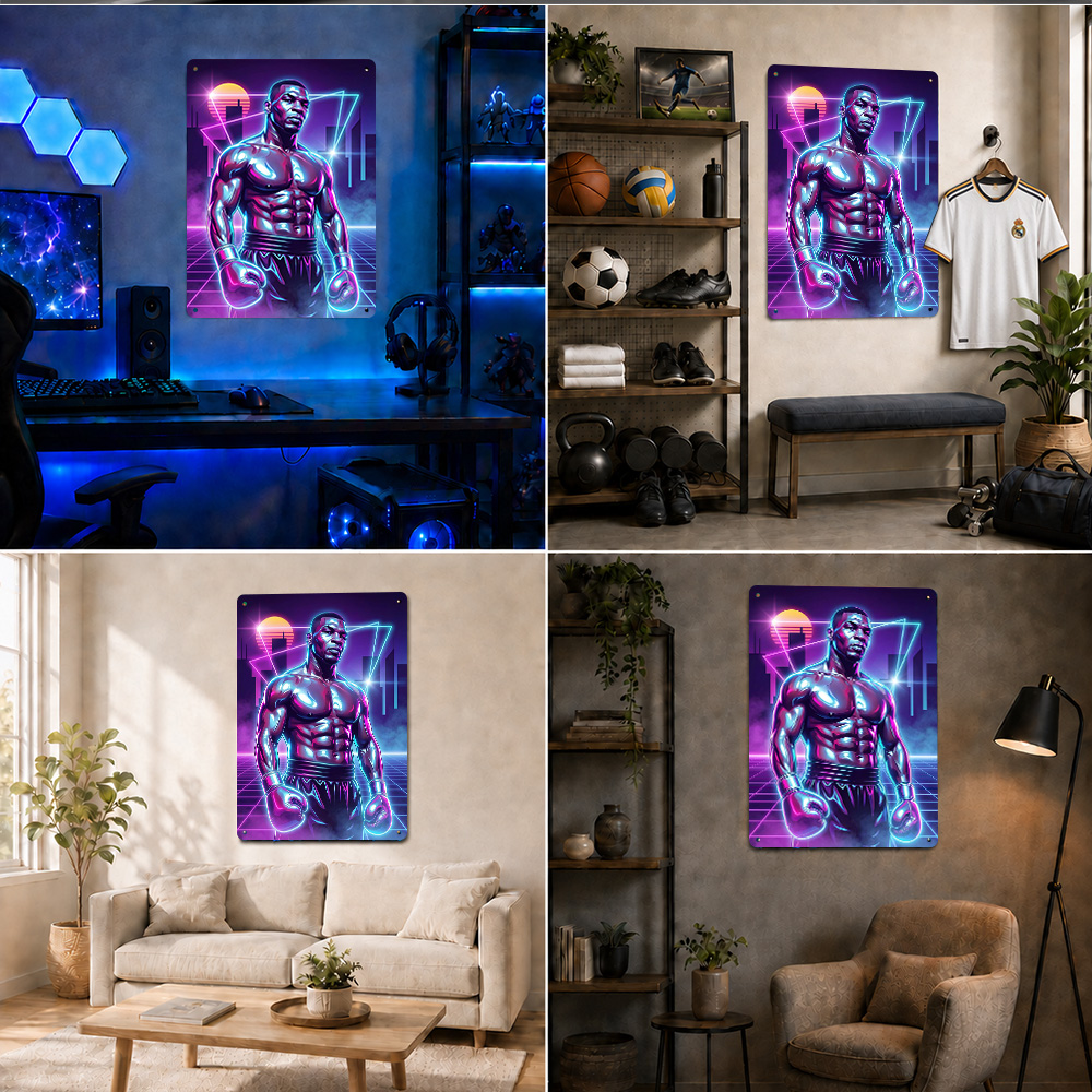 Mike Tyson Boxen, strukturiert – Home Gym Neon Sign Bewertung und Preis